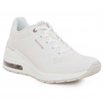 Skechers Million Air - Elevated Air 155401-WHTnői fűzős cipő fehér 06970 Női Skechers