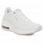Skechers Million Air - Elevated Air 155401-WHTnői fűzős cipő fehér 06970 Női Skechers