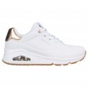 Skechers UNO GOLDEN AIR női fűzős sneaker cipő 177094-WHT fehér 06973
