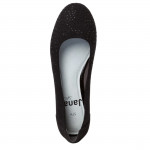 Jana Soft Line női balerina cipő 22160-20-001 fekete 06867