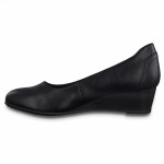 Jana Soft Line női telitalpú körömcipő 22376-20-001 fekete 06831