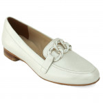 Lorenzo de Pazzi női bebújós mokaszin félcipő 9670-2303 krém színű 07023 Női Lorenzo de Pazzi