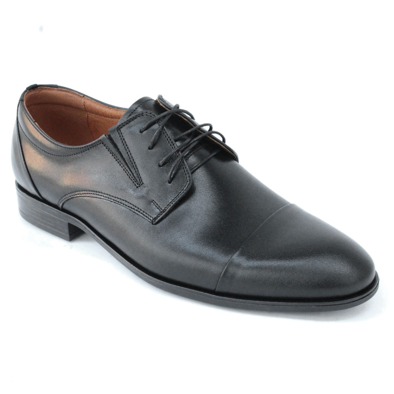 Lavaggio férfi elegáns fűzős bőr félcipő 162G-CZ fekete 07025