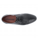 Lavaggio férfi elegáns fűzős bőr félcipő 162G-CZ fekete 07025