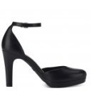 Tamaris női tűsarkú oldalt nyitott bokapántos körömcipő 24402-20-020 fekete 06843