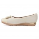 Piccadilly női bebújós mokaszin jellegű félcipő 147189-4 bézs mix 07045