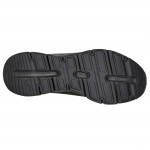 Skechers Arch Fit férfi fűzős sneaker félcipő 232040-BBK fekete 06987