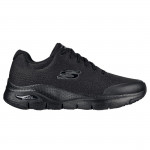 Skechers Arch Fit férfi fűzős sneaker félcipő 232040-BBK fekete 06987