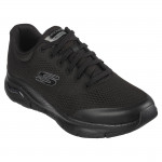Skechers Arch Fit férfi fűzős sneaker félcipő 232040-BBK fekete 06987