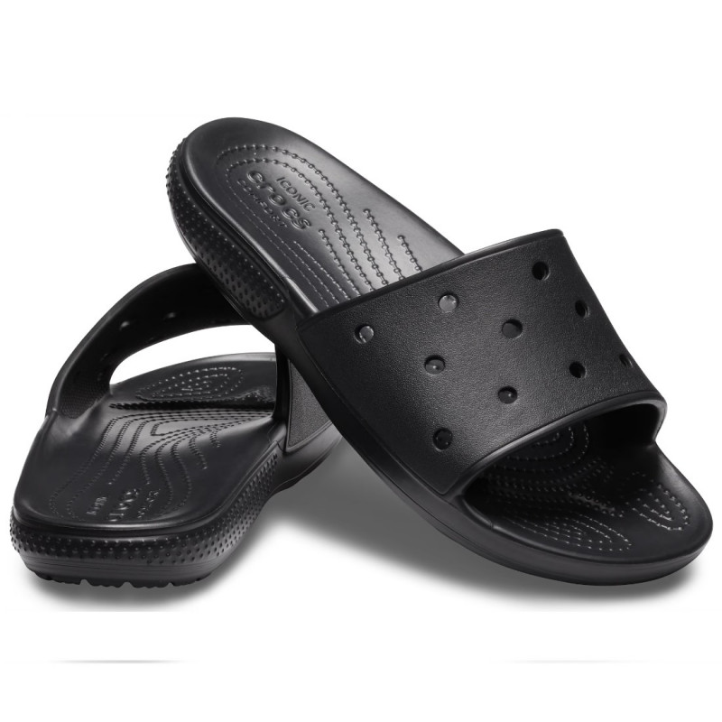 Crocs Classic Slide unisex papucs 206121-001 fekete
