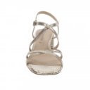 Tamaris női keresztpántos szandál 28204-20-912 arany 06856