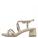 Tamaris női keresztpántos szandál 28204-20-912 arany 06856