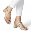 Tamaris női keresztpántos szandál 28204-20-912 arany 06856