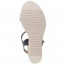 Tamaris női telitalpú szandál 28305-20-805 kék kombi 06862