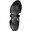 Jana Soft Line női kereszt pántos szandál 28262-20-001 fekete 06875