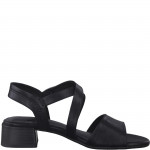 Jana Soft Line női kereszt pántos szandál 28262-20-001 fekete 06875