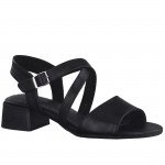 Jana Soft Line női kereszt pántos szandál 28262-20-001 fekete 06875 Női Jana