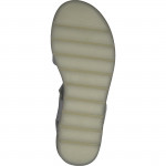 Jana Soft Line női tépőzáras szandál 28762-20-191 fehér- ezüst kombi 06880