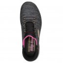 Skechers Slip-ins Summits - Dazzling Haze 149937-BKMT női textil bebújós sneaker 06968