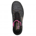Skechers Slip-ins Summits - Dazzling Haze 149937-BKMT női textil bebújós sneaker 06968