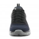 Skechers Track Ripkent férfi fűzős sportcipő 232399-NVBK kék fekete színátmenetes 06990