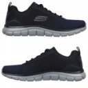 Skechers Track Ripkent férfi fűzős sportcipő 232399-NVBK kék fekete színátmenetes 06990