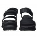 Skechers D'Lux Walker - New Block női tépőzáras platform szandál 119226-BBK fekete 06981