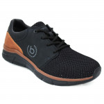 Bugatti 341-AFA01-6900-1000 férfi fekete sneaker fűzős félcipő 07007 Férfi Bugatti
