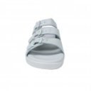 Wörishofer talpbélésű anatóm női papucs 3 csatos pánttal fehér 07099