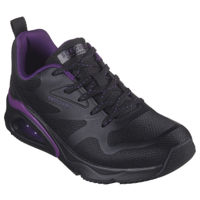 Skechers Tres-Air Uno Modern Aff-Air női fűzős sneaker cipő fekete-lila 177421-BBK