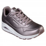 Skechers Uno- Rose Bold női fűzős sneaker cipő ón színű 73691-PEW Női Skechers