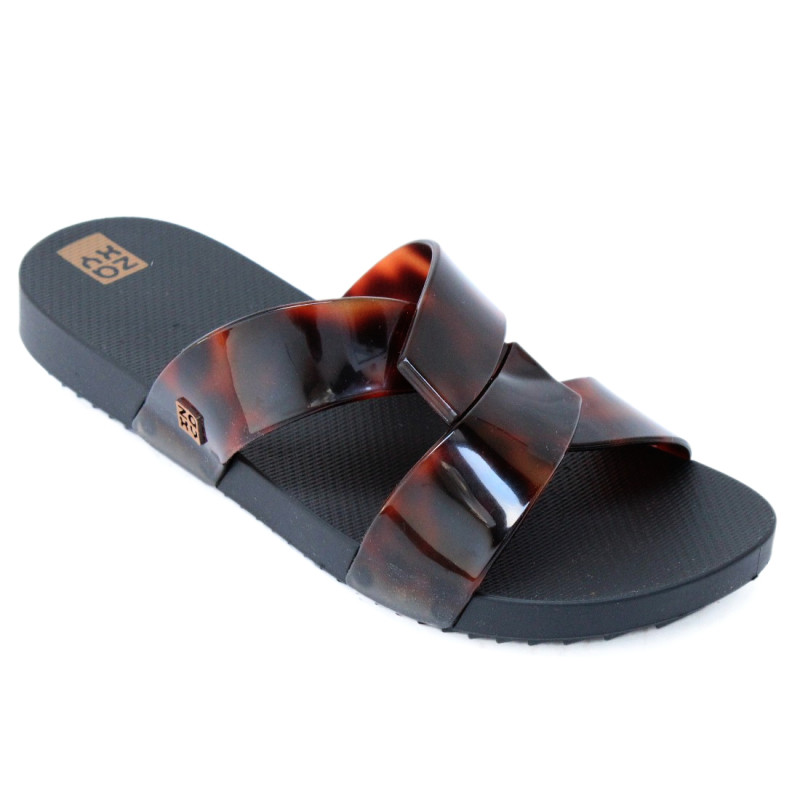 Zaxy Reflex II női strandpapucs 83111-25612 barna mintás 07108