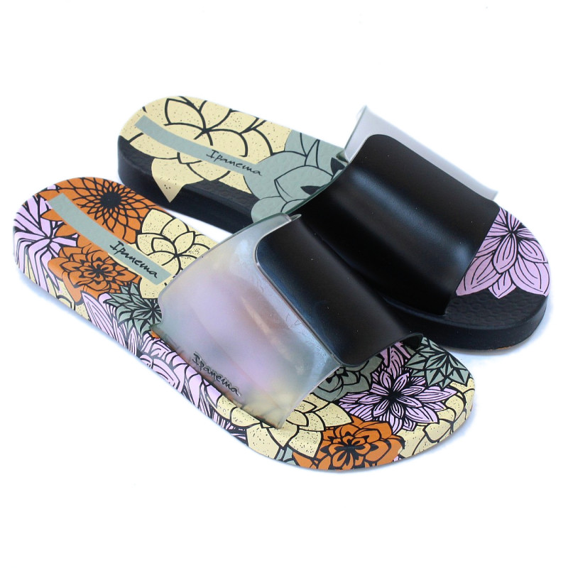 Ipanema Botanica Slide 26761-24584 női többszínű áttetsző strandpapucs 07117