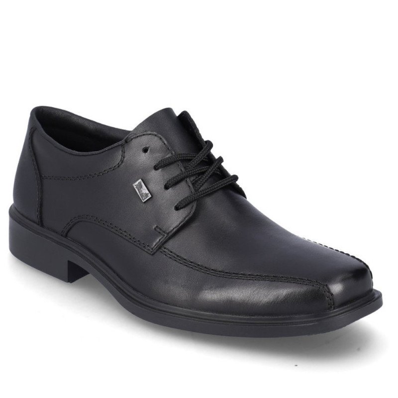 Rieker férfi klasszikus extra széles fekete félcipő vízlepergető membránnal B0013-00