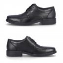 Rieker férfi klasszikus extra széles fekete félcipő vízlepergető membránnal B0013-00