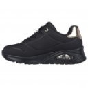 Skechers Uno Gen1 Shimmer Away lányka - női fűzős sneaker cipő 310545L-BBK