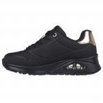 Skechers Uno Gen1 Shimmer Away lányka - női fűzős sneaker cipő 310545L-BBK