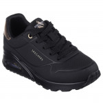 Skechers Uno Gen1 Shimmer Away lányka - női fűzős sneaker cipő 310545L-BBK