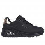 Skechers Uno Gen1 Shimmer Away lányka - női fűzős sneaker cipő 310545L-BBK