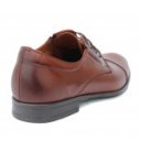 Lavaggio férfi elegáns fűzős bőr félcipő 162G barna 07026