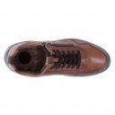 Pegada férfi fűzős cipzáras bőr sneaker félcipő 110503-03