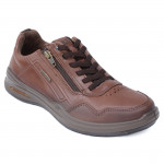 Pegada férfi fűzős cipzáras bőr sneaker félcipő 110503-03 Férfi Pegada