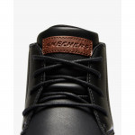 Skechers Evenston Renli férfi fűzős bőr bokacipő 210141-BLK