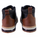 Skechers Evenston Renli férfi fűzős bőr bokacipő 210141-BLK