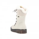 Rieker női fűzős cipzáras halvány bézs bakancs vízlepergető membránnal Y3424-60