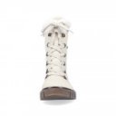 Rieker női fűzős cipzáras halvány bézs bakancs vízlepergető membránnal Y3424-60