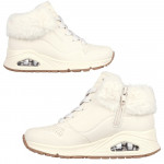 Skechers Uno - FALL AIR lányka - női fűzős cipzáras bokacipő  310539L-NAT
