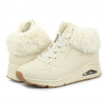 Skechers Uno - FALL AIR lányka - női fűzős cipzáras bokacipő  310539L-NAT