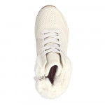 Skechers Uno - FALL AIR lányka - női fűzős cipzáras bokacipő  310539L-NAT