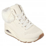 Skechers Uno - FALL AIR lányka - női fűzős cipzáras bokacipő  310539L-NAT Gyerek Skechers